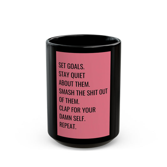 Goals Black Mug (15oz)