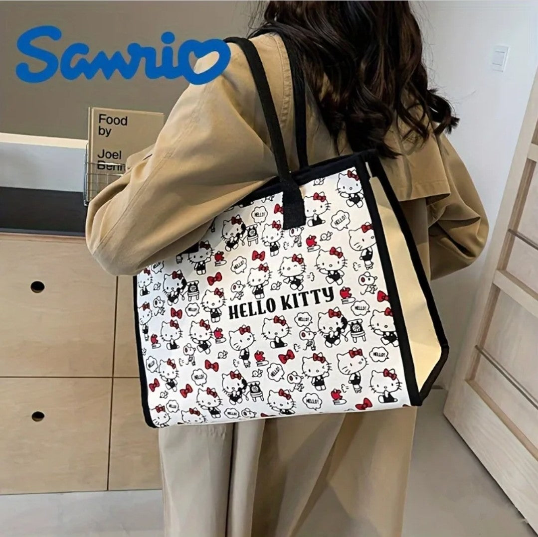 Large Sanri0 HK Canvas Tote Bag