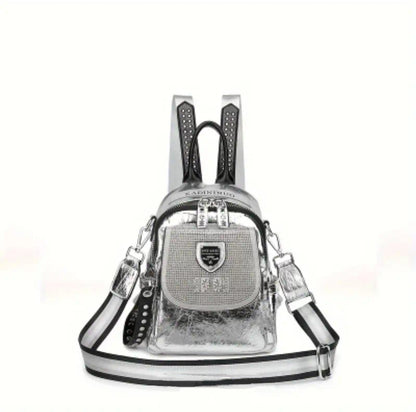 Rhinestone Glamour Backpack for Women